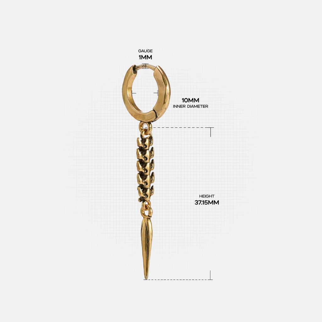LONGINUS ABYSS STINGER EARRINGS