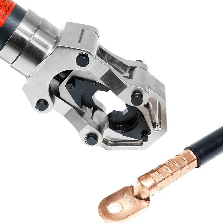 ECT-15050 15T Intelligent LCD Battery Connector Copper Electric Cu 630mm Hydraulic Cable Crimping Tool
