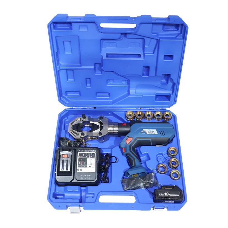 ECT-15050 15T Intelligent LCD Battery Connector Copper Electric Cu 630mm Hydraulic Cable Crimping Tool